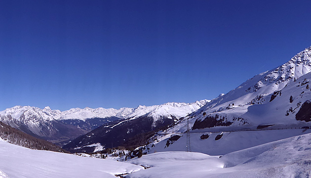 Panorama su Ortler-Cevedale dal Foscagno