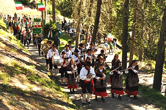 Momenti della Festa Alpina 2017 al Forte di Oga