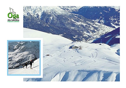Scorcio sulla ski-area del s.Colombano dalla sommità del Pikin