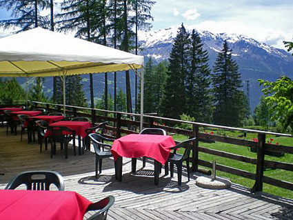 La terrazza del Ristorante Al Forte