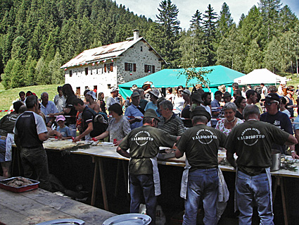 Festa alpina al Forte di Oga, 10.08.2008